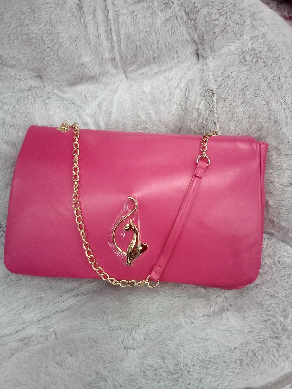 Baby Phat Extra Large Pink Shoulder Bag